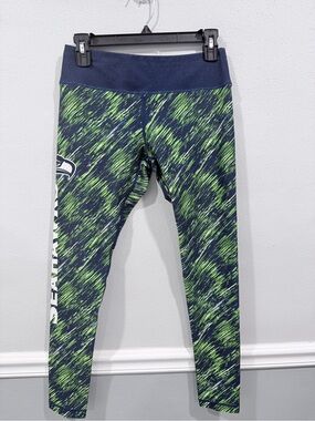 Seattle Seahawks NFL Team Apparel Static Rain Leggings‎ Women’s